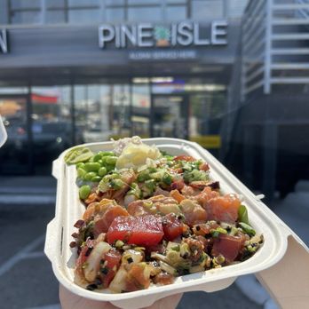 Pine Isle - Shoyu Ahi, Spicy Salmon, Gochujang Octopus - Hawaiian Near Me - Dallas, Texas Pine Isle - Shoyu Ahi, Spicy Salmon, Gochujang Octopus - Hawaiian Near Me - Dallas, Texas