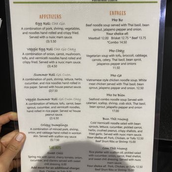 Pho Cafe - Menu as of May 2022 - Vietnamese Near Me - Louisville, Kentucky