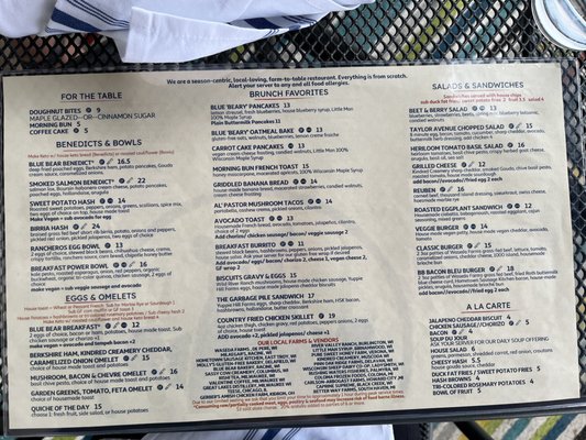 Menu photo 4 Blue Bear - Racine Racine, WI Menu photo 4 Blue Bear - Racine Racine, WI
