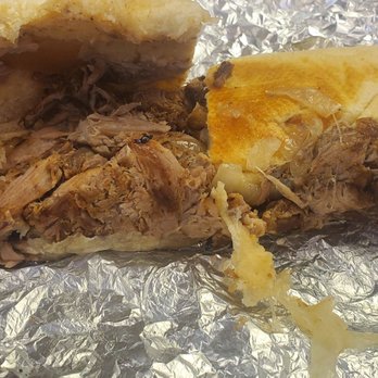 Cuban Window Cafe - Just got here from Miami. This Pan Con Lechon is LEGIT !!!! - Cuban Near Me - Savannah, Georgia