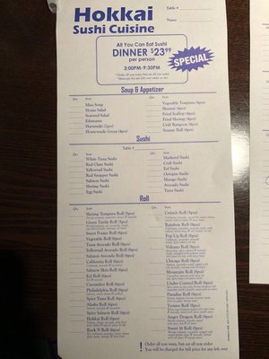 Menu photo 6 Hokkai Sushi Glen Ellyn, IL Menu photo 6 Hokkai Sushi Glen Ellyn, IL