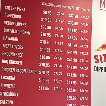 Mega Pizza - Menu - Pizza Near Me - Miami Beach, Florida