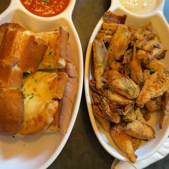 Mystic Pizza - Garlic Bread Fried Artichoke Hearts - Pizza Near Me - Mystic, Connecticut