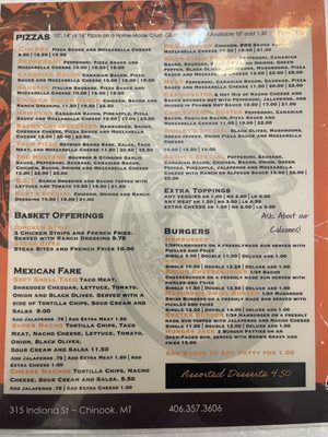 Menu photo 2 Rad's Deli & Pizza Chinook, MT Menu photo 2 Rad's Deli & Pizza Chinook, MT