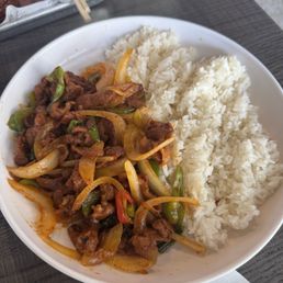 Spicy Pork Rice Bowl