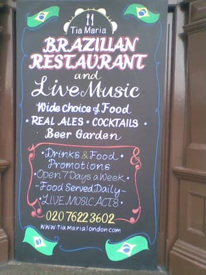 Tia Maria - Brazilian Bar & Restaurant London by null