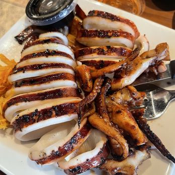 Gerry's Grill - Sweet glazed grilled squid - Filipino Near Me - Artesia, California Gerry's Grill - Sweet glazed grilled squid - Filipino Near Me - Artesia, California