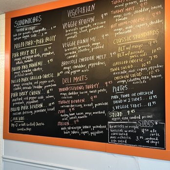 Hatch Sandwich Bar - Menu w/ prices as of 2/15/23 - American Near Me - Hickory, North Carolina