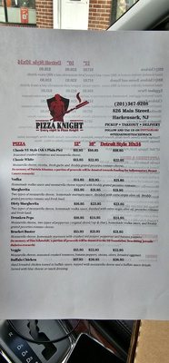Menu photo 1 Pizza Knight Hackensack, NJ