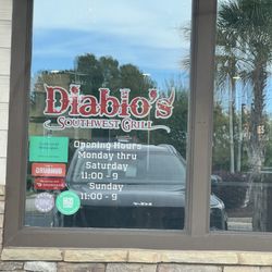 Diablo's Southwest Grill - Hours of operation