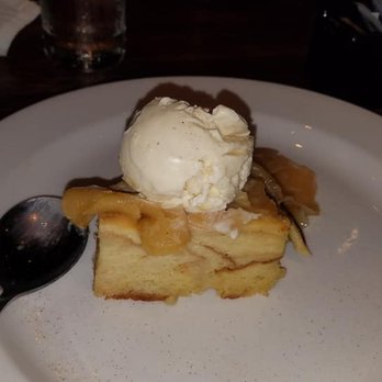 The Stokin' Goat - Bread Pudding with Caramelized Apples and Vanilla Ice Cream - New American Near Me - Omaha, Nebraska The Stokin' Goat - Bread Pudding with Caramelized Apples and Vanilla Ice Cream - New American Near Me - Omaha, Nebraska