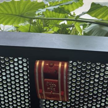 Georgie's - Odd place for a fire alarm - Hong Kong Style Cafe Near Me - New York, New York