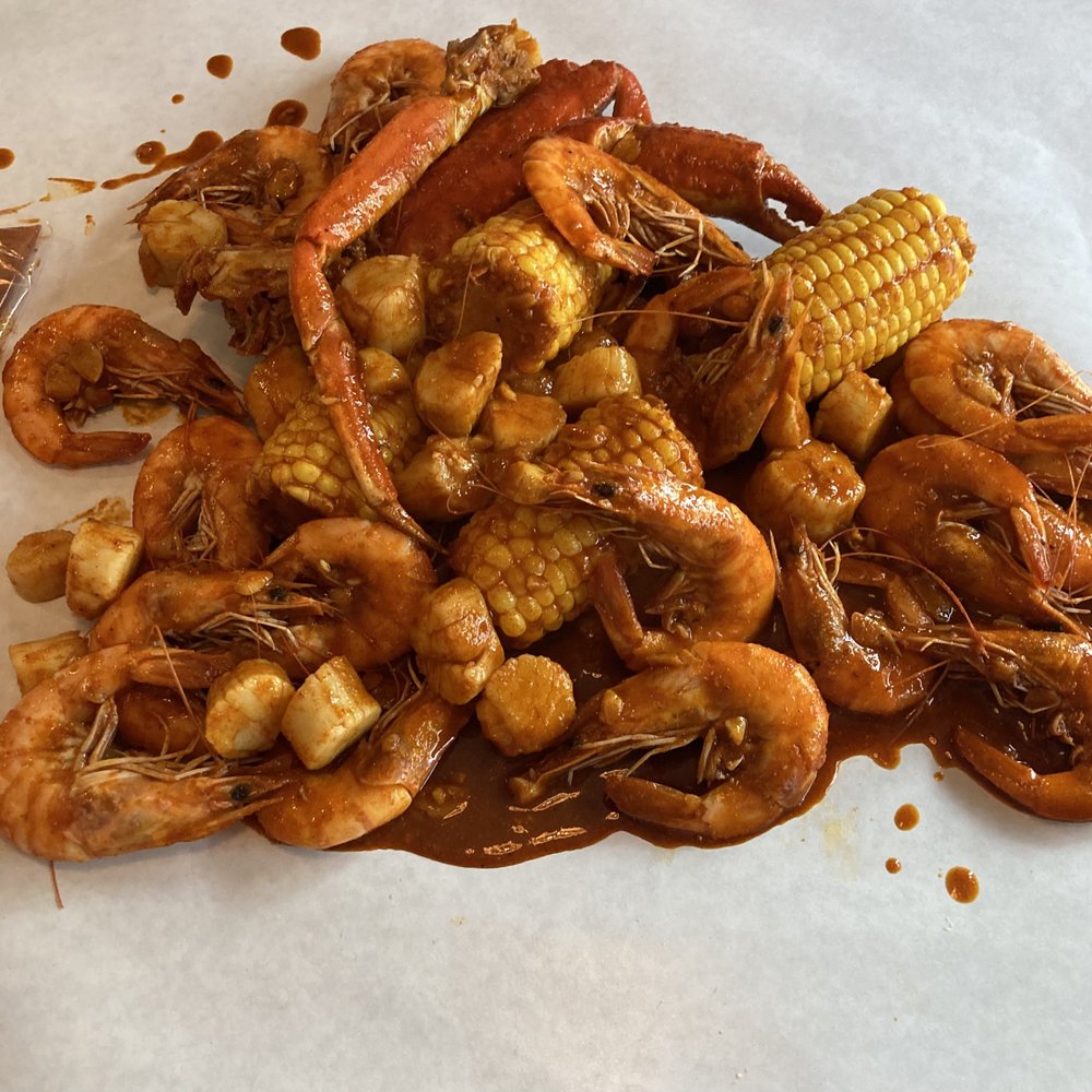 The Crawling Crab - a pile of shrimp and corn - Seafood Near Me - Lakewood, Colorado The Crawling Crab - a pile of shrimp and corn - Seafood Near Me - Lakewood, Colorado