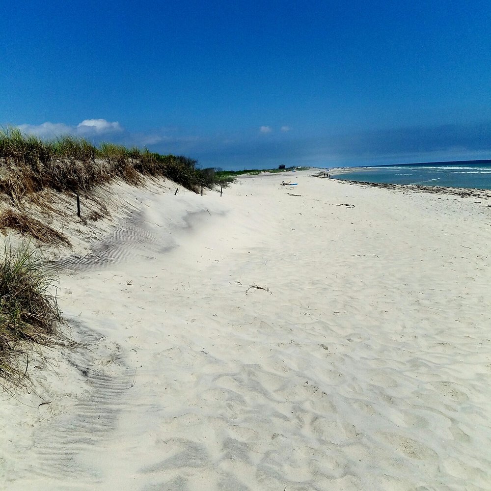 Smith Point Beach - Perfect Day.. sand so white.. sky so blue - Beaches Near Me - Shirley, New York