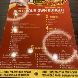 Menu front Menu front
