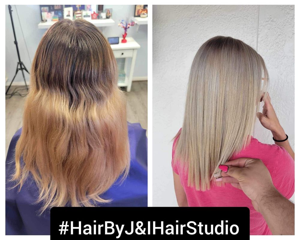 J&I Hair Salon Logo