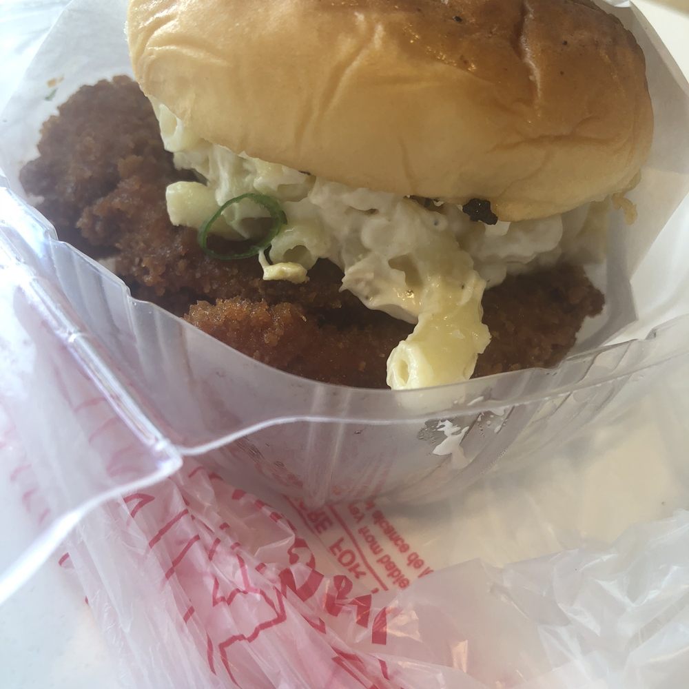 Shootz - Hot Kimchi Butter Katsu Chicken Sandwich - Hawaiian Near Me - Stanton, California