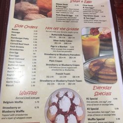 Dino's Diner - Menu
