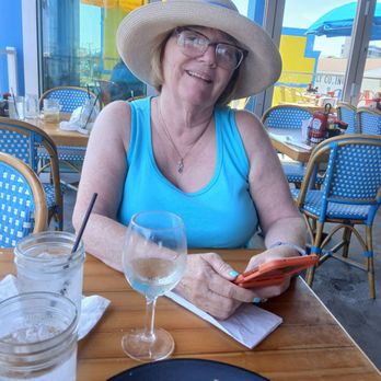 Bad Monkey - Meg is a happy gal at Bad Monkey. - Burgers Near Me - Ocean City, Maryland