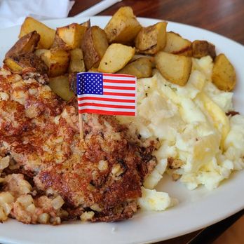 American Host Restaurant - Corn Hash & Eggs with house fries - Diners Near Me - Lompoc, California American Host Restaurant - Corn Hash & Eggs with house fries - Diners Near Me - Lompoc, California