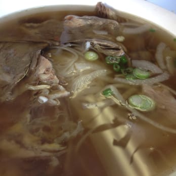 Rang Dong Restaurant - Pho with Well Done Flank, Brisket, and Tendon - Vietnamese Near Me - Alameda, California