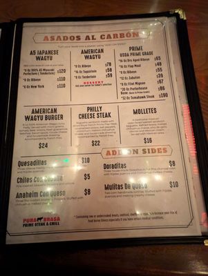 Menu photo 4 Pura Brasa Sumner, WA