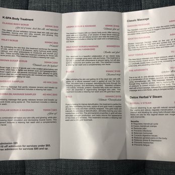 Spa La - Menu as of Dec 2019 - Skin Care Near Me - Los Angeles, California Spa La - Menu as of Dec 2019 - Skin Care Near Me - Los Angeles, California