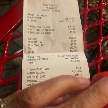 Blues City Cafe - $72.95 for crappy food. - Southern Near Me - Memphis, Tennessee