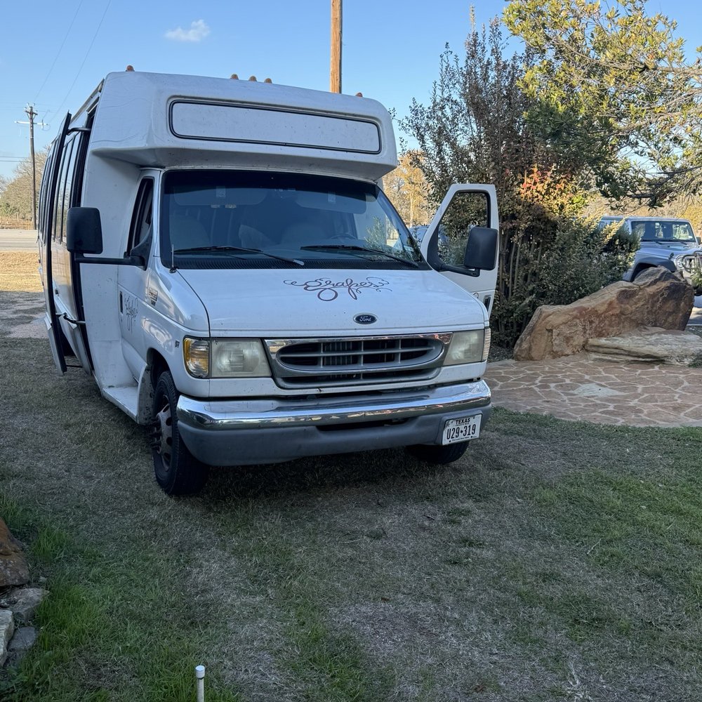 Outside of van Outside of van