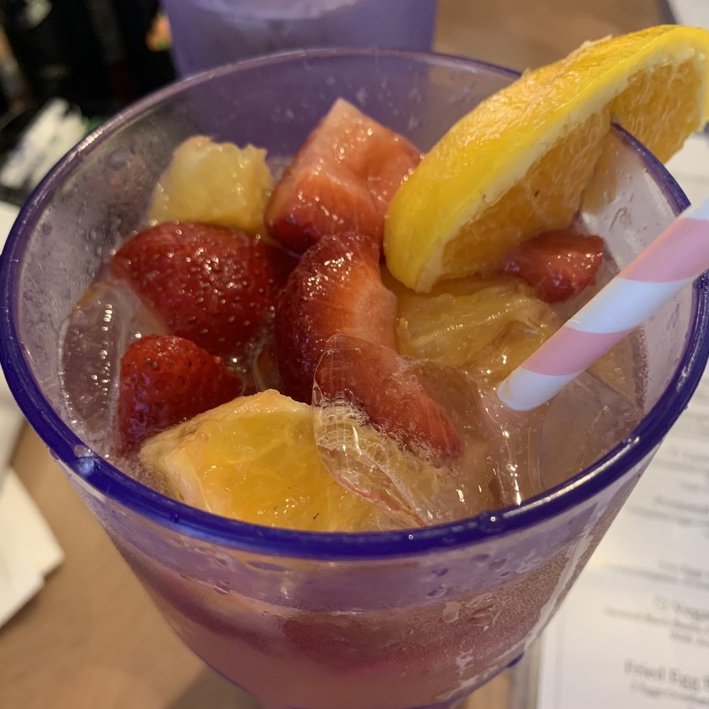 Jane's Cafe on 3rd - Close up Strawberry Orange Lemonade - Breakfast & Brunch Near Me - Naples, Florida
