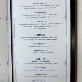 19Seventy at the Ovalo - Brunch menu - Italian Near Me - Arcadia, California