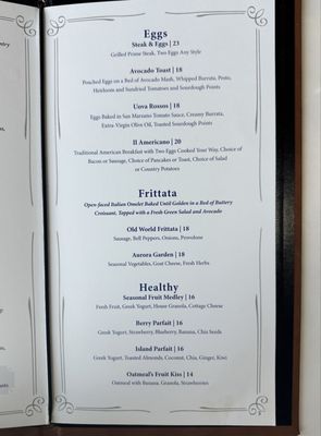 Menu photo 7 19Seventy at the Ovalo Arcadia, CA