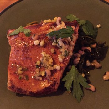 Ruins - Blackened trout with collars greens - Cocktail Bars Near Me - Spokane, Washington
