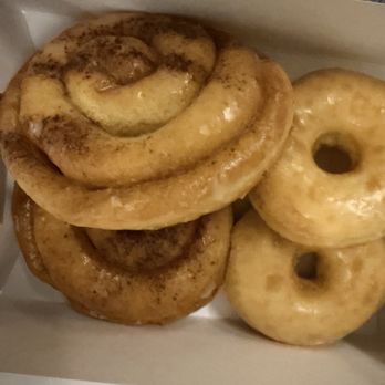 A&A Donuts - Cinnamon bun and glazed - Donuts Near Me - Ballwin, Missouri