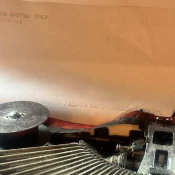 Pause Cafe - Typewriter haha I wrote my name :) - Moroccan Near Me - New York, New York Pause Cafe - Typewriter haha I wrote my name :) - Moroccan Near Me - New York, New York