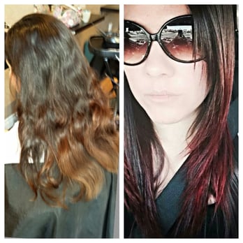 Sojourn Salon - Beautiful red ombre done by Shannon Levy - Hair Salons Near Me - Ventura, California Sojourn Salon - Beautiful red ombre done by Shannon Levy - Hair Salons Near Me - Ventura, California