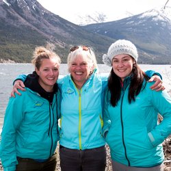 Beyond Skagway Tours - Kate, Becky and Kristen playing "tourist for the day".