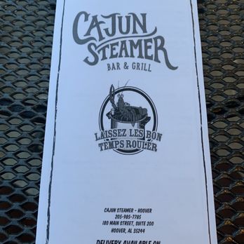 Cajun Steamer Bar & Grill - Menu - Cajun/Creole Near Me - Hoover, Alabama