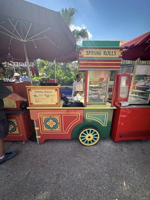 Adventureland Spring Roll Cart by null