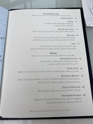 Menu photo 8 Infinity:  Rooftop Restaurant + Bar Lexington, KY