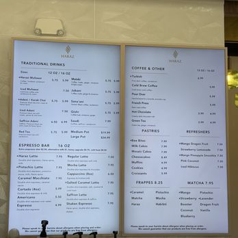 Haraz Coffee House - Menu (March 2026) - Coffee & Tea Near Me - Winter Park, Florida Haraz Coffee House - Menu (March 2026) - Coffee & Tea Near Me - Winter Park, Florida