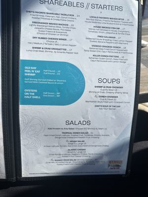 Menu photo 2 Wahoo's Bar & Grill Islamorada, FL Menu photo 2 Wahoo's Bar & Grill Islamorada, FL