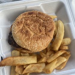 Great Lakes Food Truck - This burger is amazing and giant and fills you up immediately!!!!  SO GOOD
