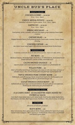 Menu photo 8 Uncle Bud’s Place Prescott, AZ Menu photo 8 Uncle Bud’s Place Prescott, AZ