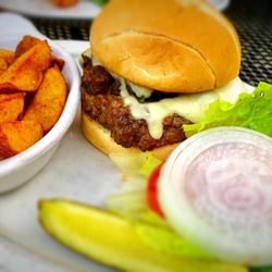 RP Adler's Pub & Grill - Mushroom Swiss burger