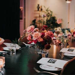 Ray Florets - Rehearsal dinner flowers