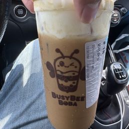 Vietnamese Drip Coffee Iced 16 oz. With Cheese Foam. Vietnamese Drip Coffee Iced 16 oz. With Cheese Foam.