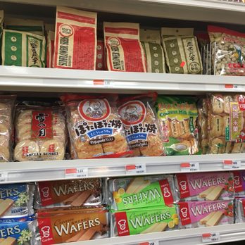 G mart - a variety of snacks on a supermarket shelf - International Grocery Near Me - Woodside, New York G mart - a variety of snacks on a supermarket shelf - International Grocery Near Me - Woodside, New York