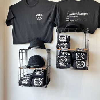 Krunch Burger - T shirts and hats - Burgers Near Me - La Mirada, California
