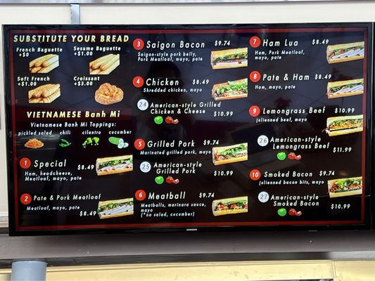 Menu photo 7 Mr Baguette Rosemead, CA